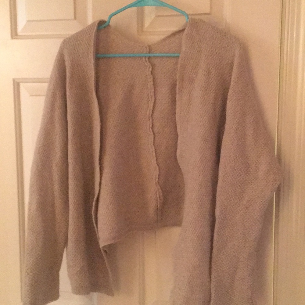 Tan/cream cardigan
